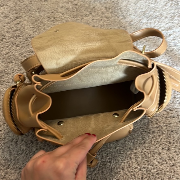 Faux Leather Mini Backpack - Picture 5 of 6